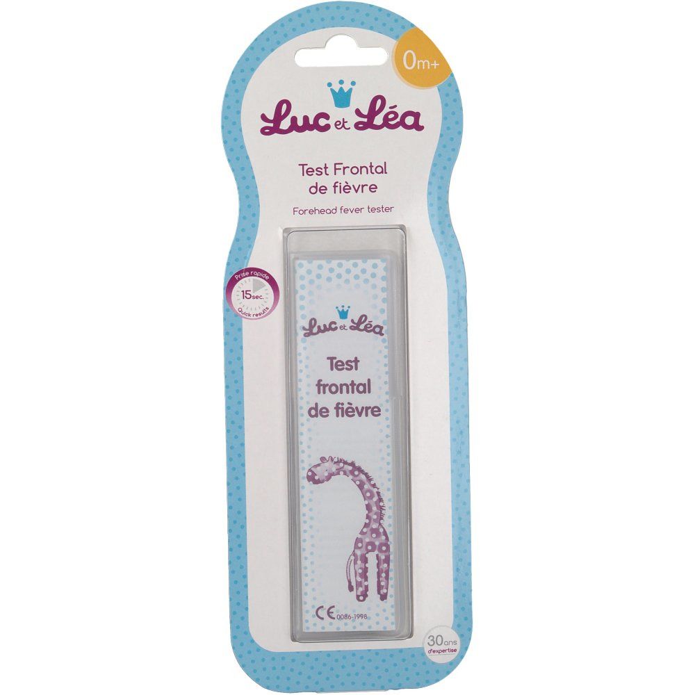 Luc et Léa Test frontal de fièvre