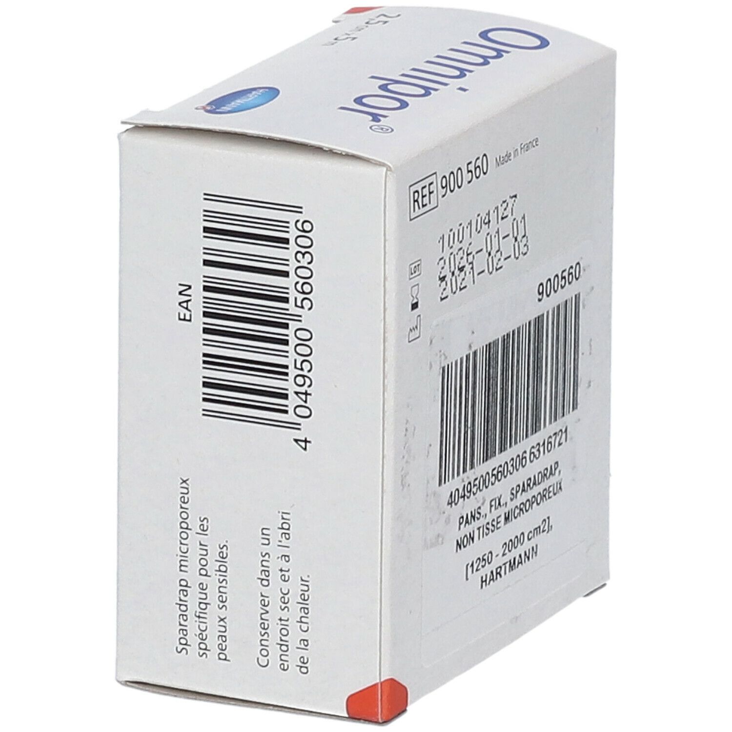 Hartmann Omnipor® 2,5 cm x 5 m