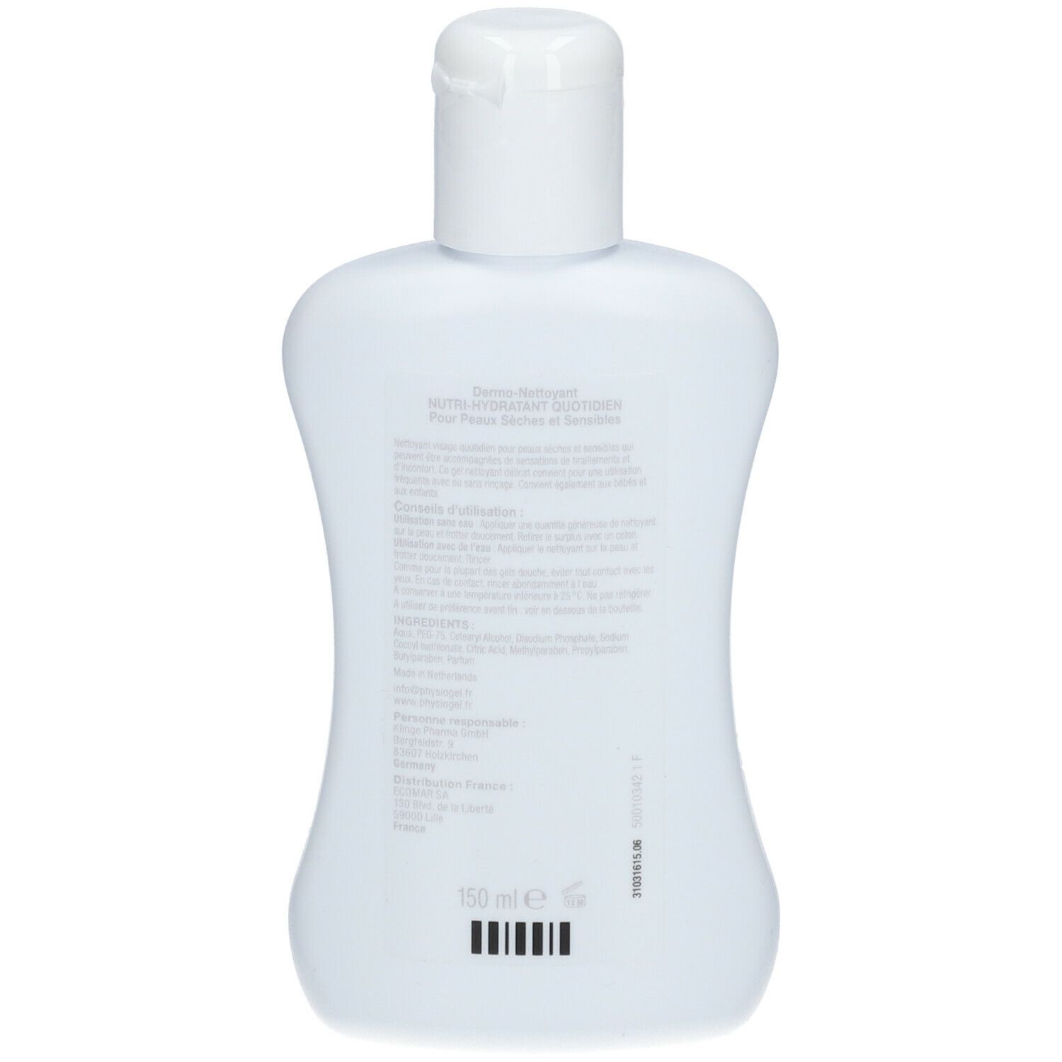 Physiogel Hypoallergénique Nutrihydratant quotidien