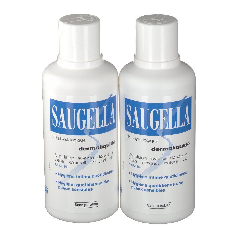 Saugella dermoliquide bleu 500ml x2 - 14730 