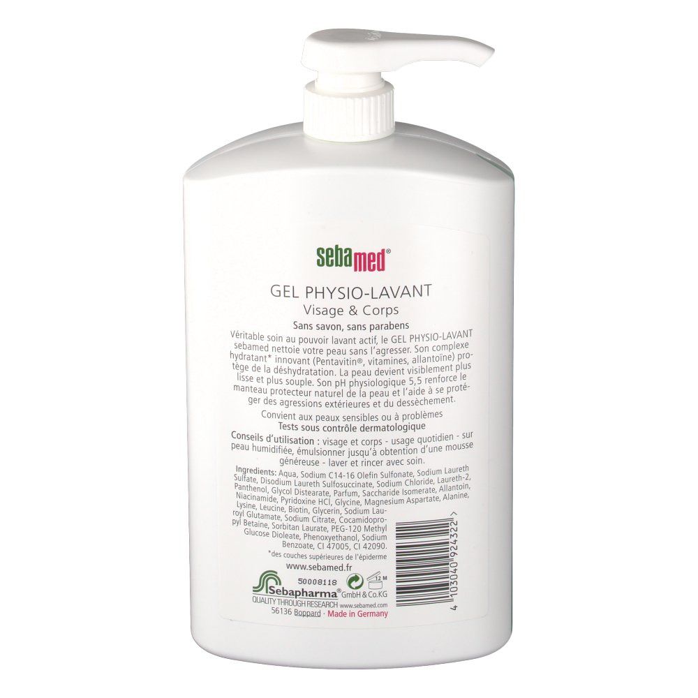 Sebamed Gel Physio-Lavant face & body wash