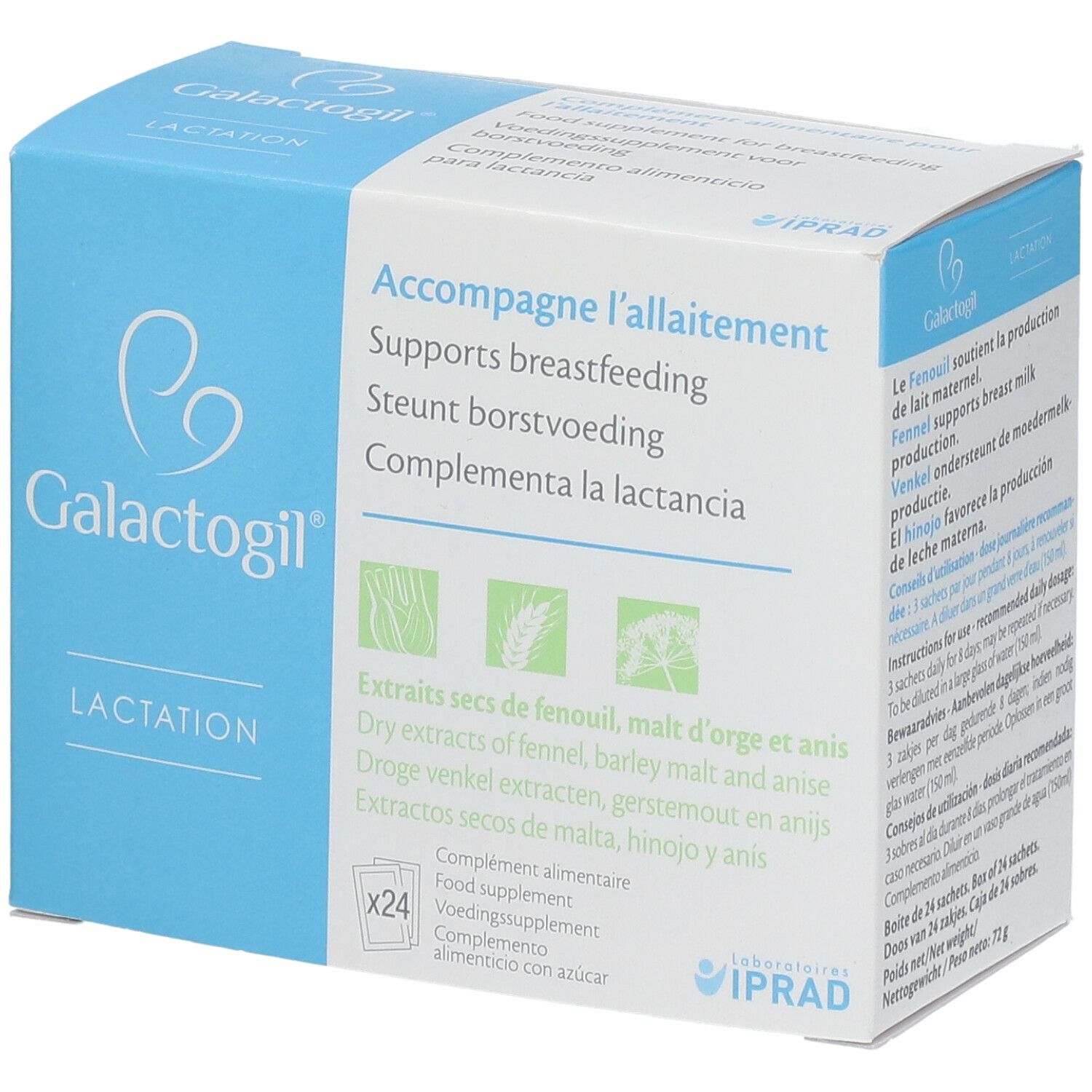 Iprad Galactogil® Lactation 24 pc(s) - Redcare Pharmacie