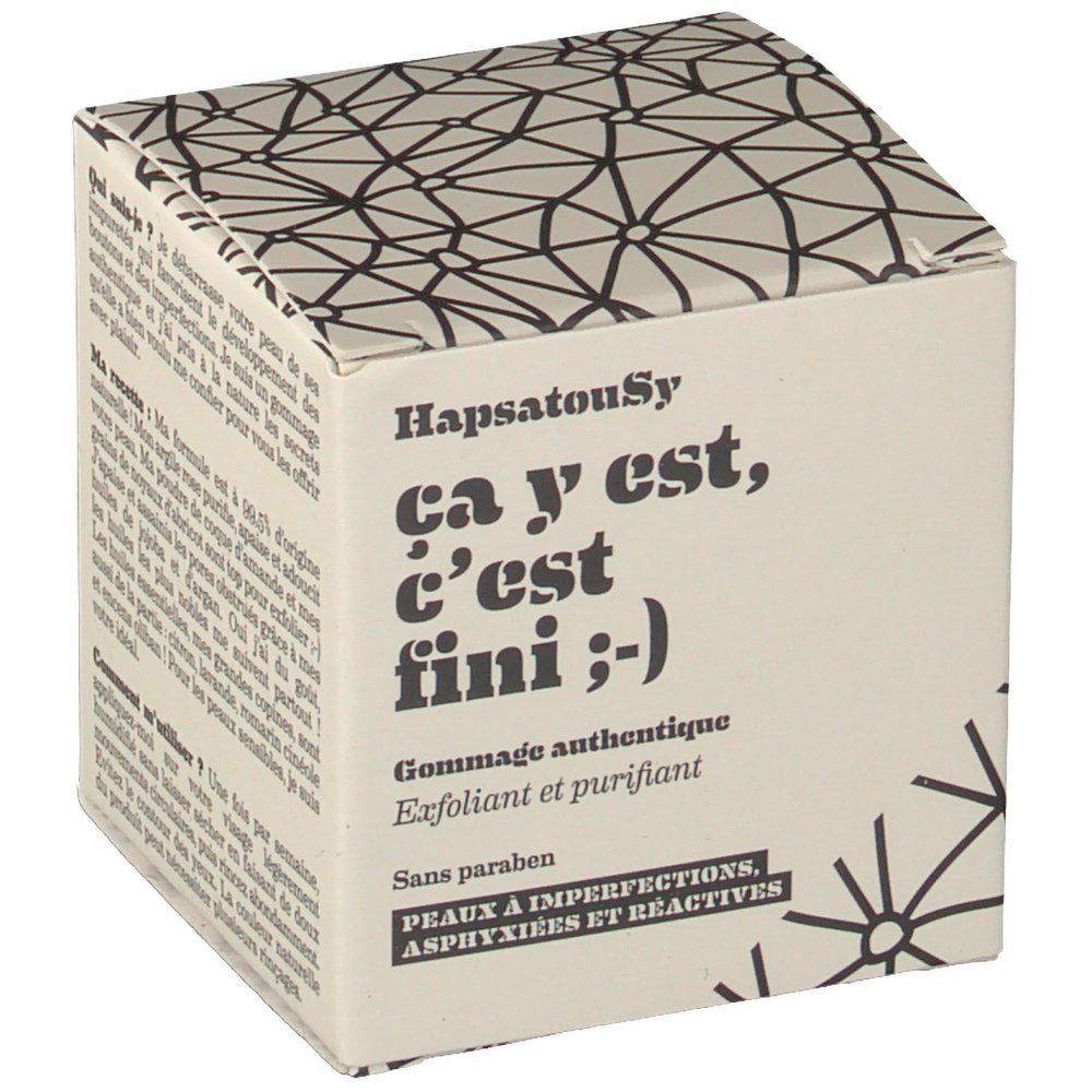 HapsatouSy Ça y est, c’est fini Gommage authentique