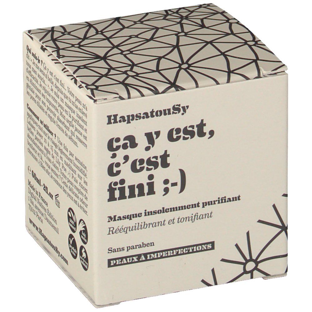 Hapsatousy Ca y est, c'est fini - masque purifiant