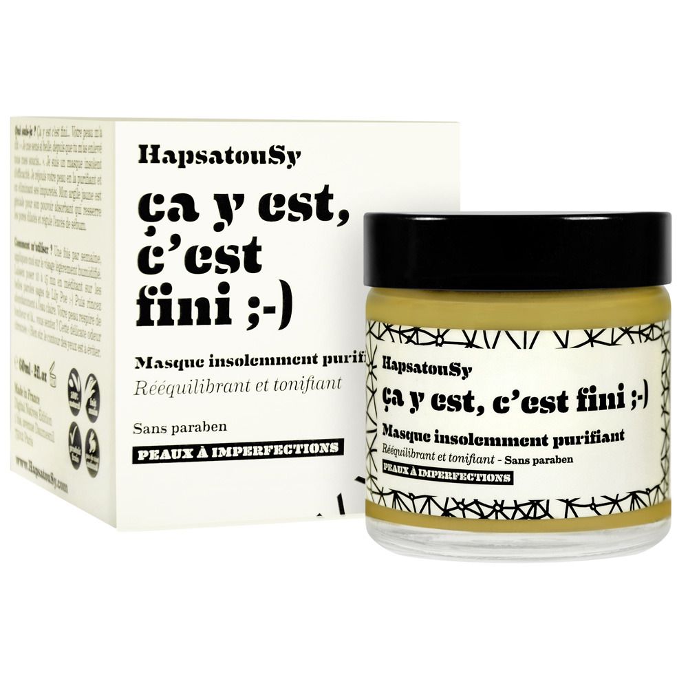 Hapsatousy Ca y est, c'est fini - masque purifiant