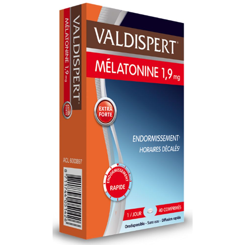 Valdispert Mélatonine 1,9mg