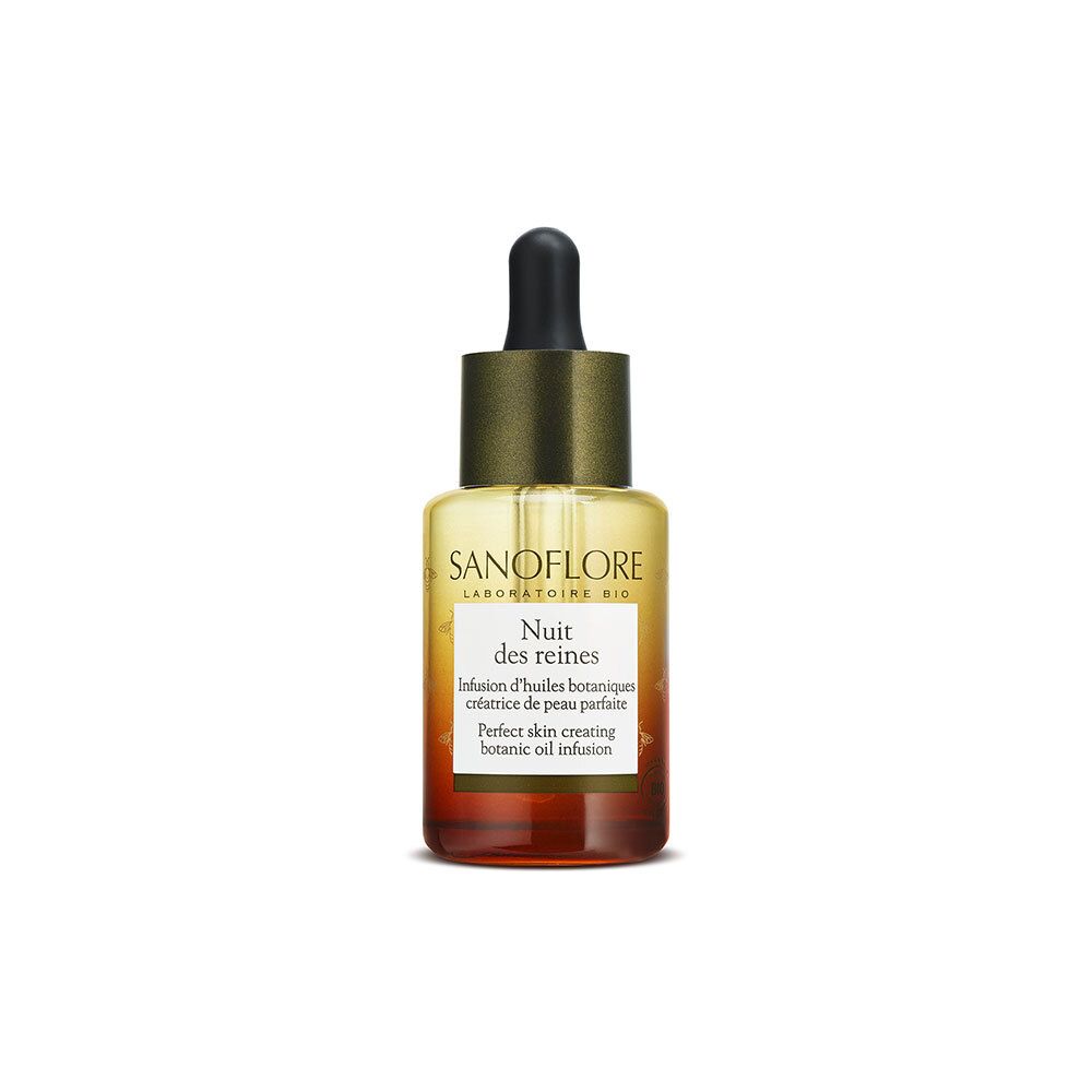 SANOFLORE Reines Huile de nuit sèche visage éclat certifiée Bio