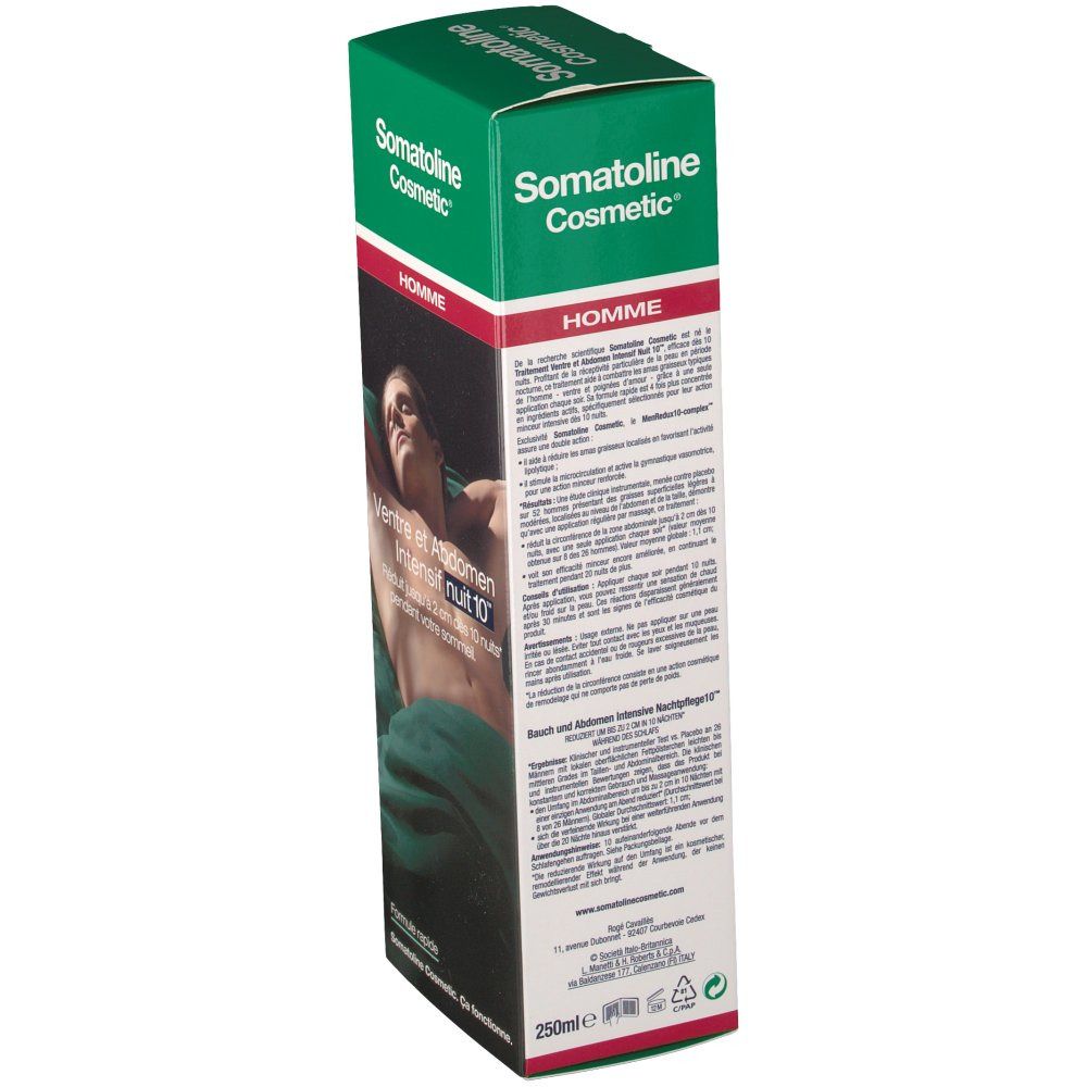 Somatoline Cosmetic® Homme traitement intensif nuit ventre et abdomen