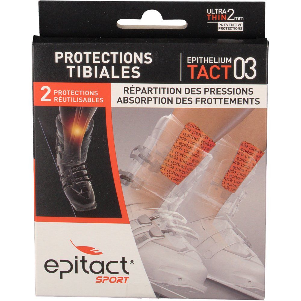 epitact® Sport Protections tibiales 7 x 9,5 cm
