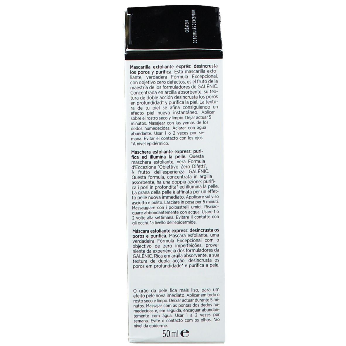 Galénic Pureté sublime Masque exfoliant express