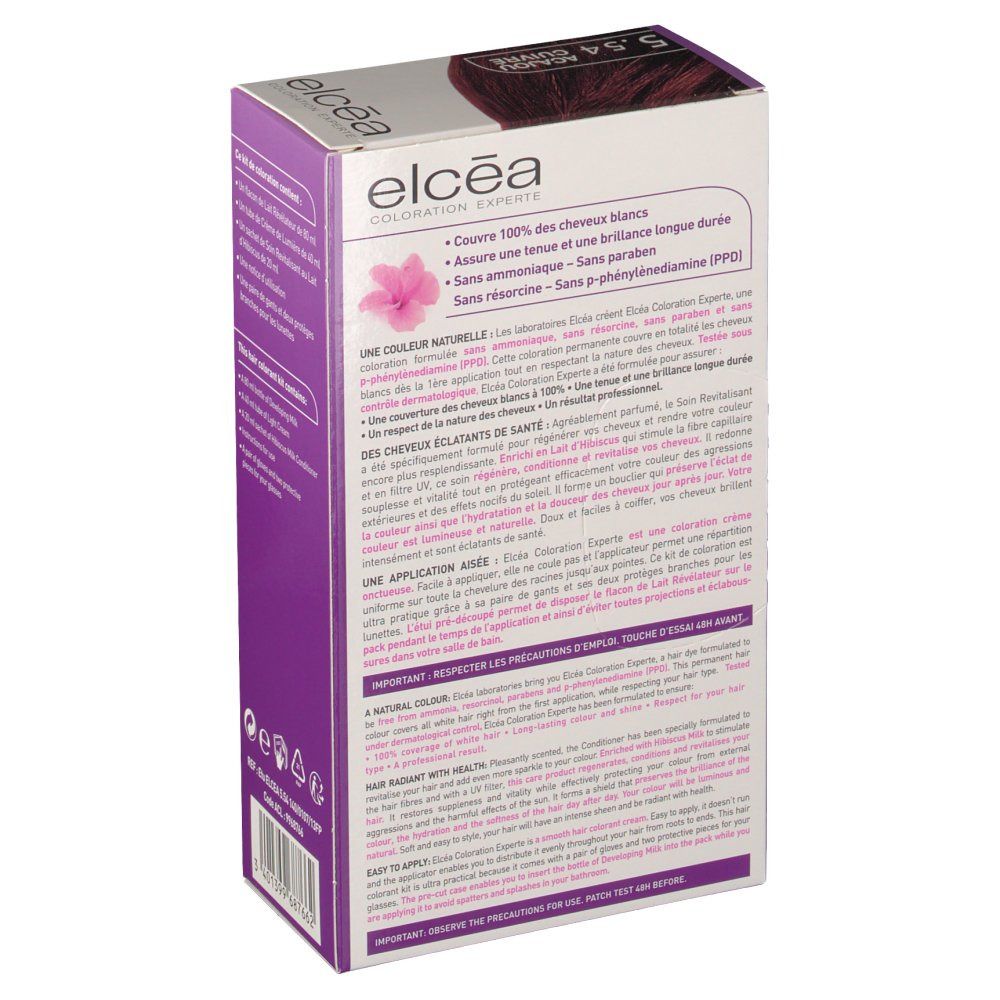 Elcéa coloration experte Acajou Cuivré 5.54