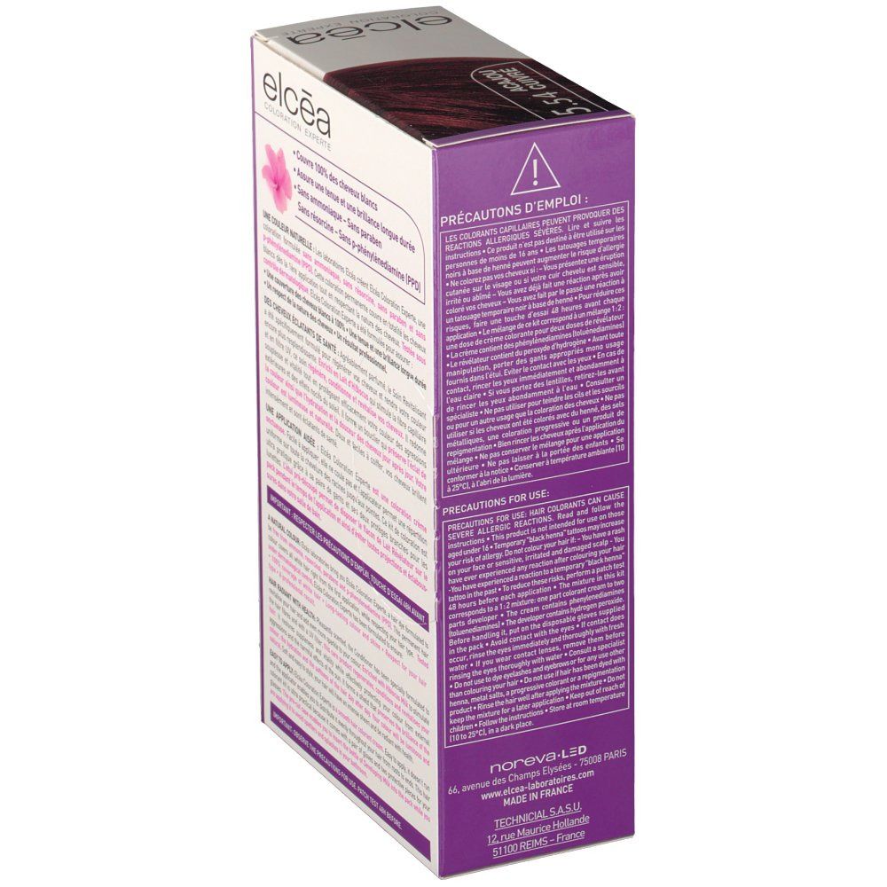 Elcéa coloration experte Acajou Cuivré 5.54