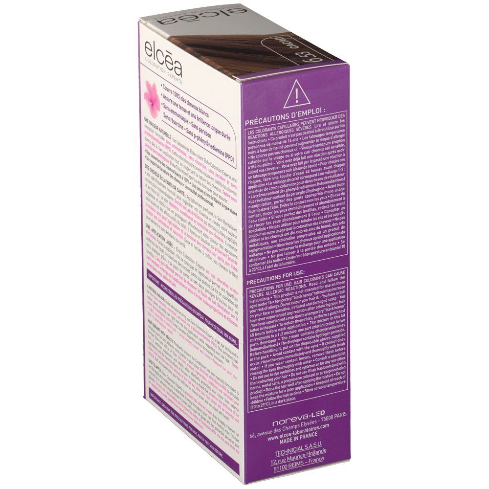 Elcéa coloration experte Cacao 6.53