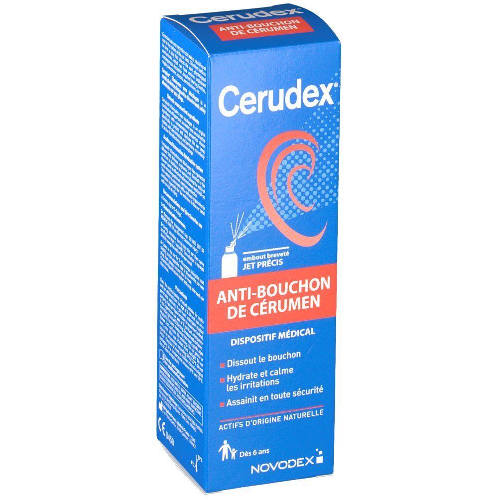 Novodex Cerudex Anti-Bouchon de Cérumen