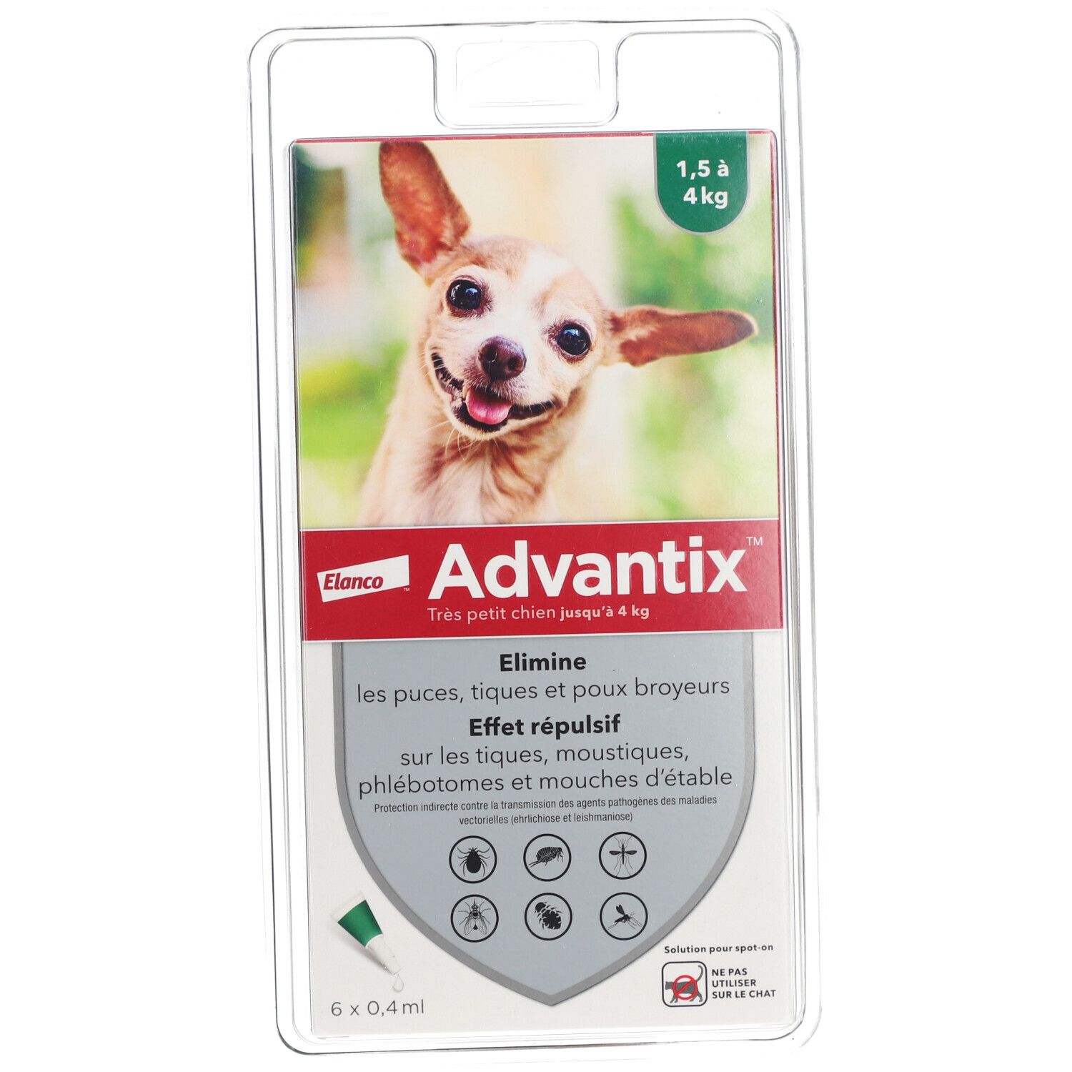 Advantix Très petit chien de 1,5 - 4 kg