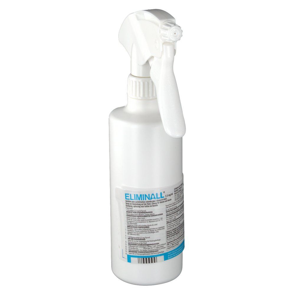 Eliminall spray solution pour pulverisation cutanée pour chiens et chats