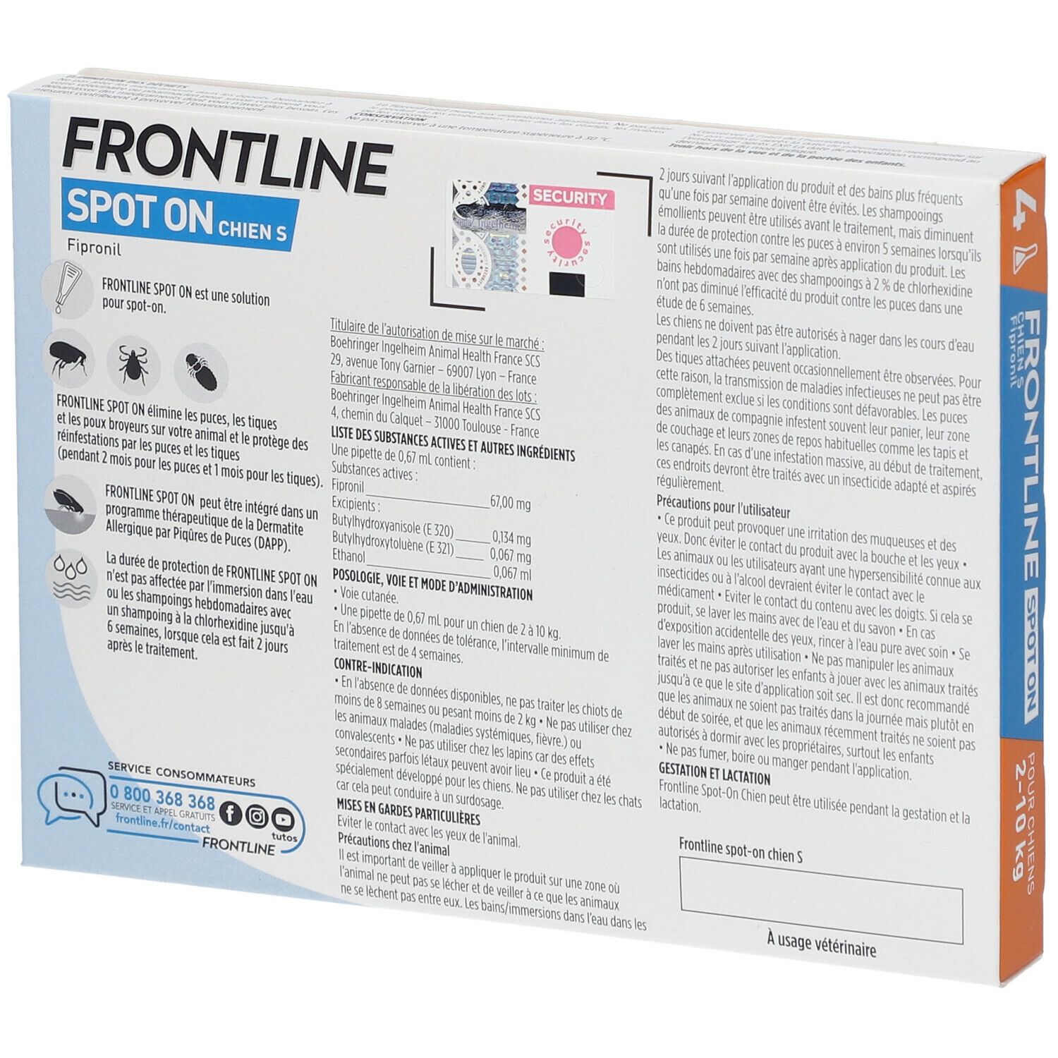 Frontline® Spot on S petit chien