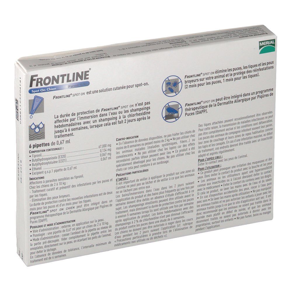 Frontline® Spot on S petit chien