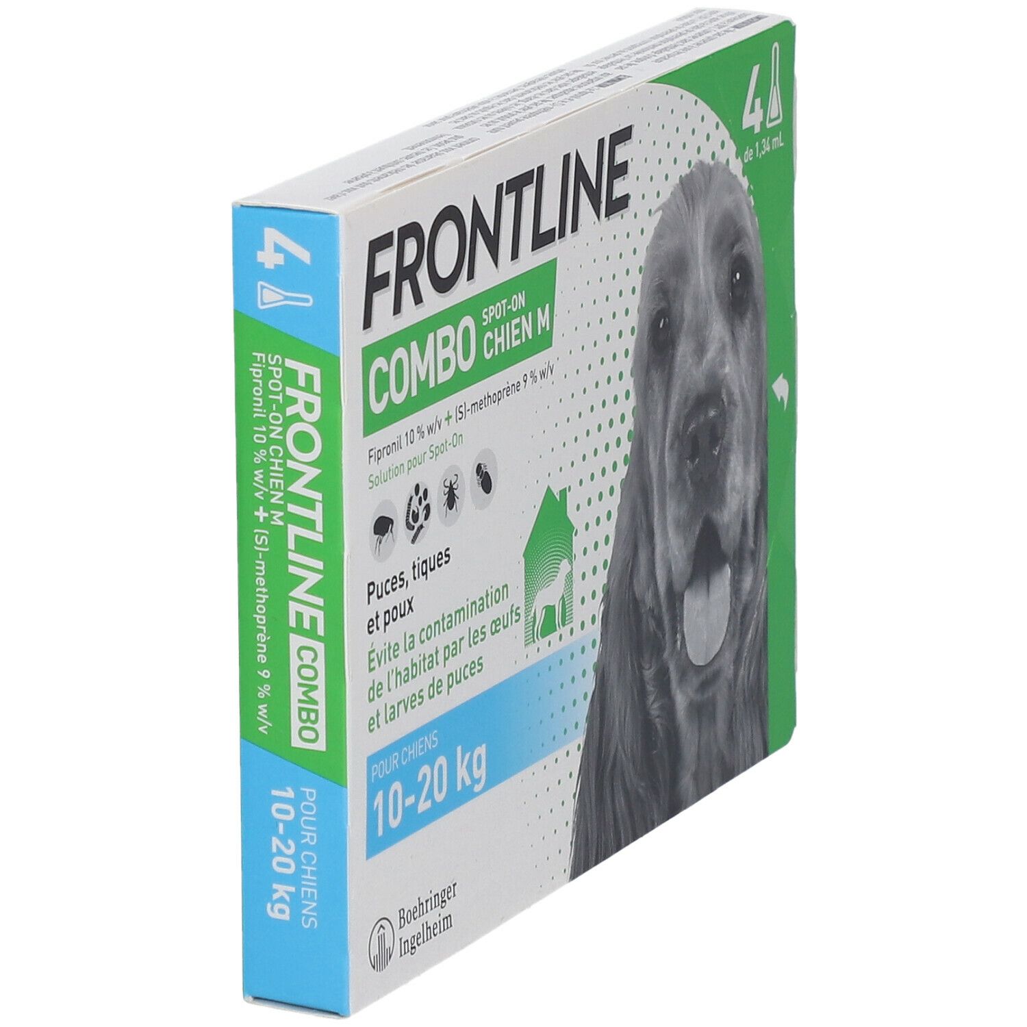 Frontline Combo Chien 10-20 kg 4 pipettes