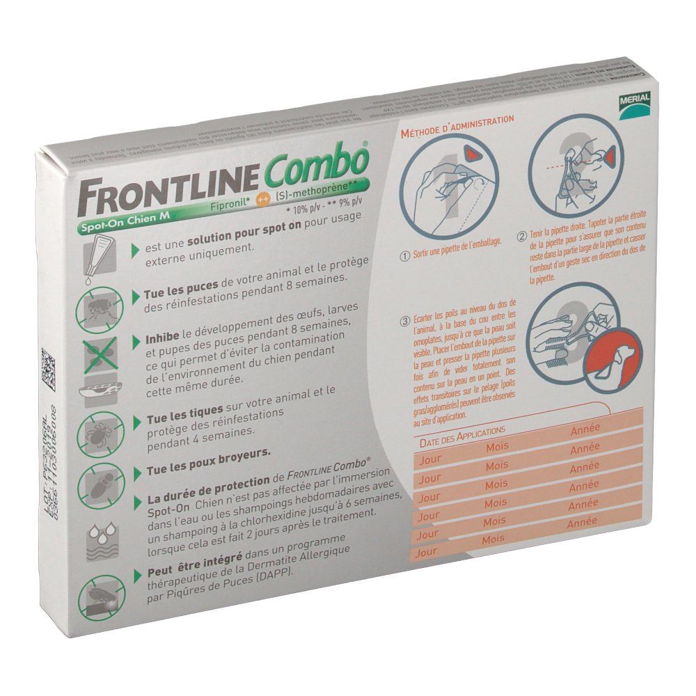Frontline® Combo M chien moyen