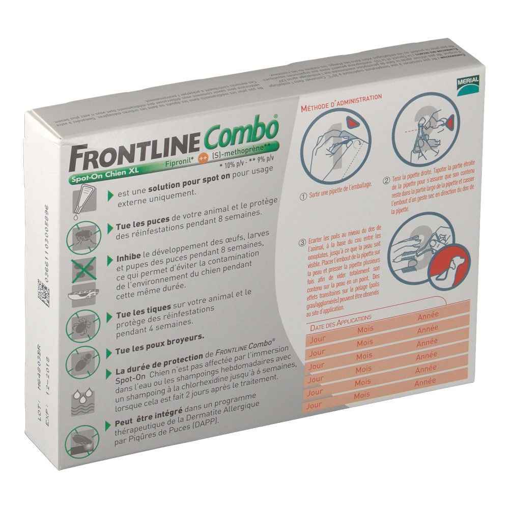 Frontline® Combo XL très grand chien
