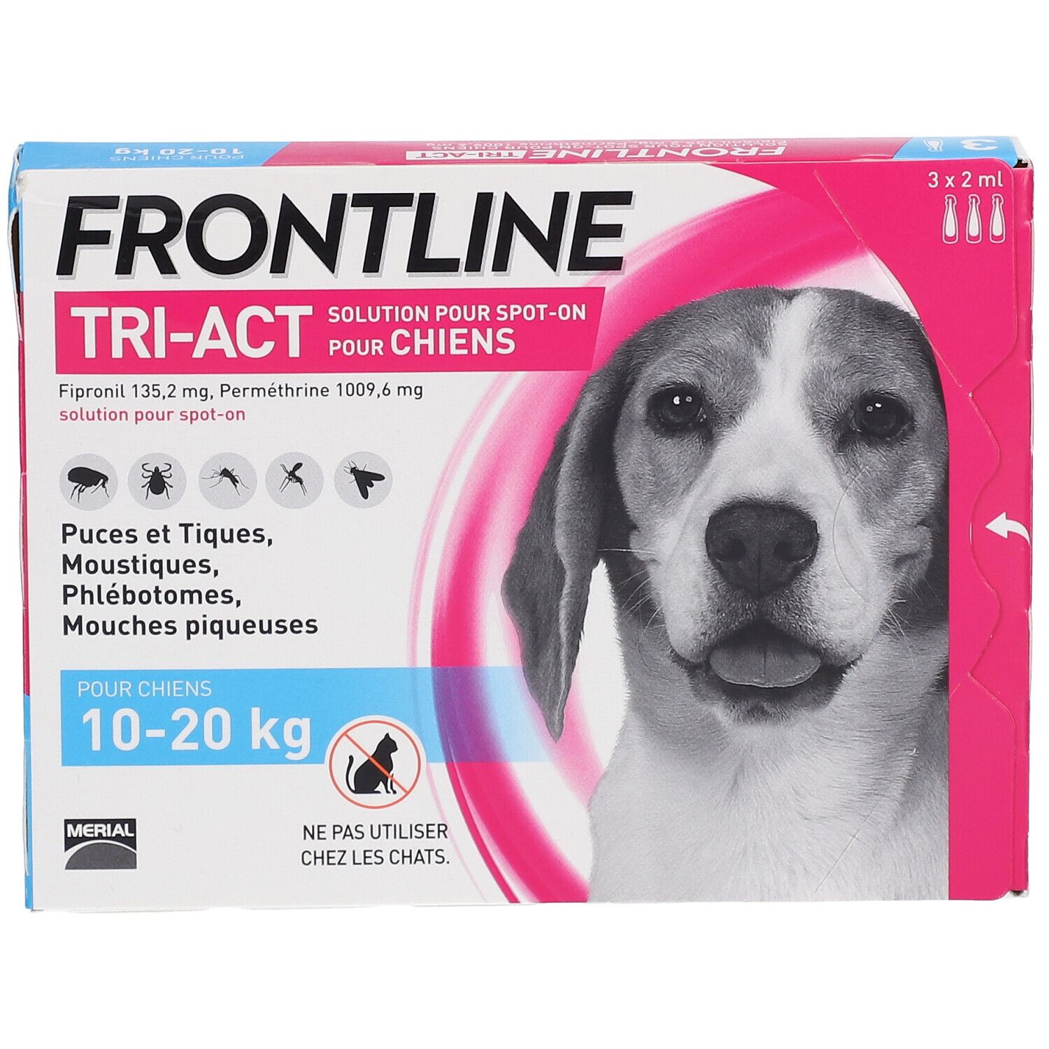 Frontline® TRI-ACT M pour chiens moyens