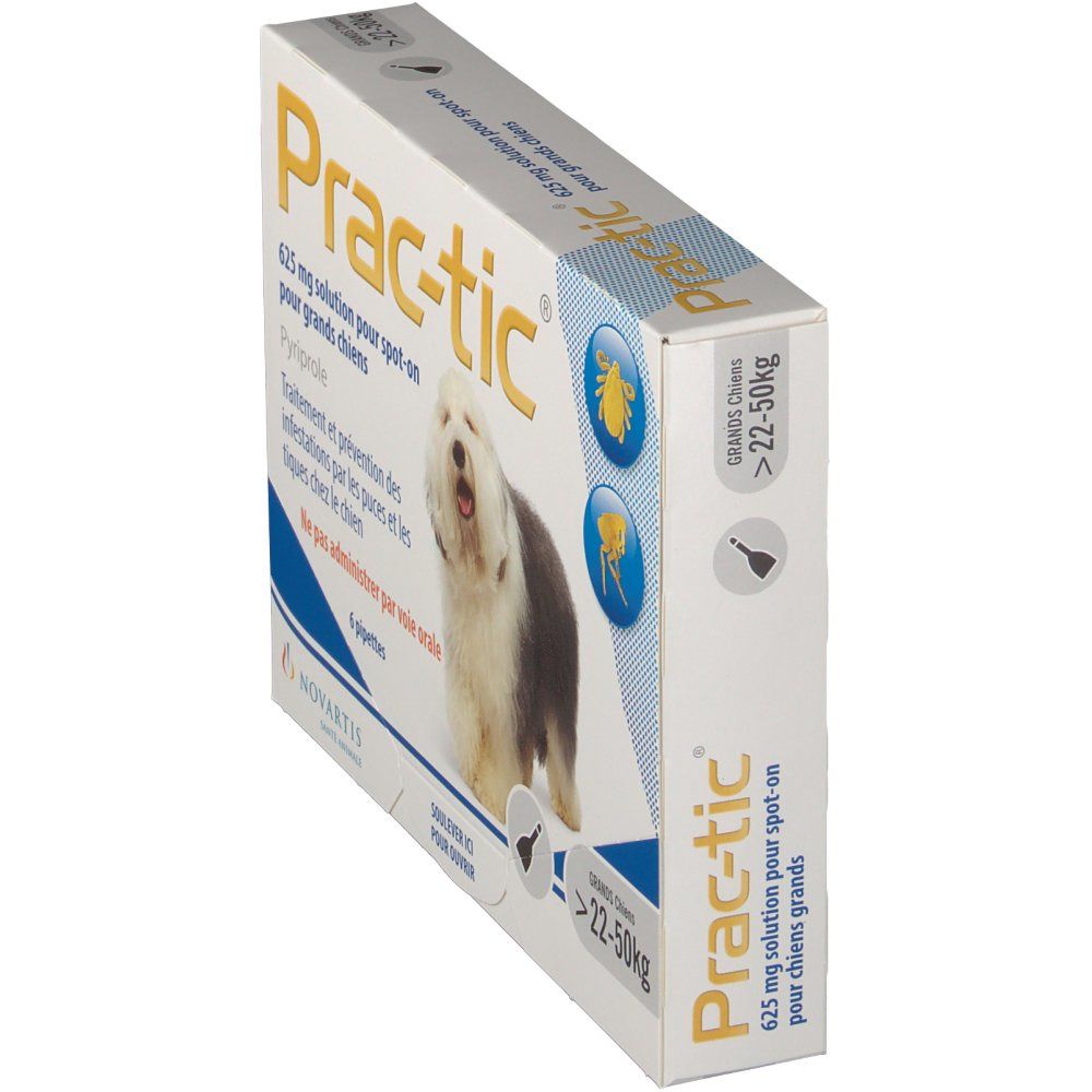 Prac-tic® 625 mg solution pour grands chiens