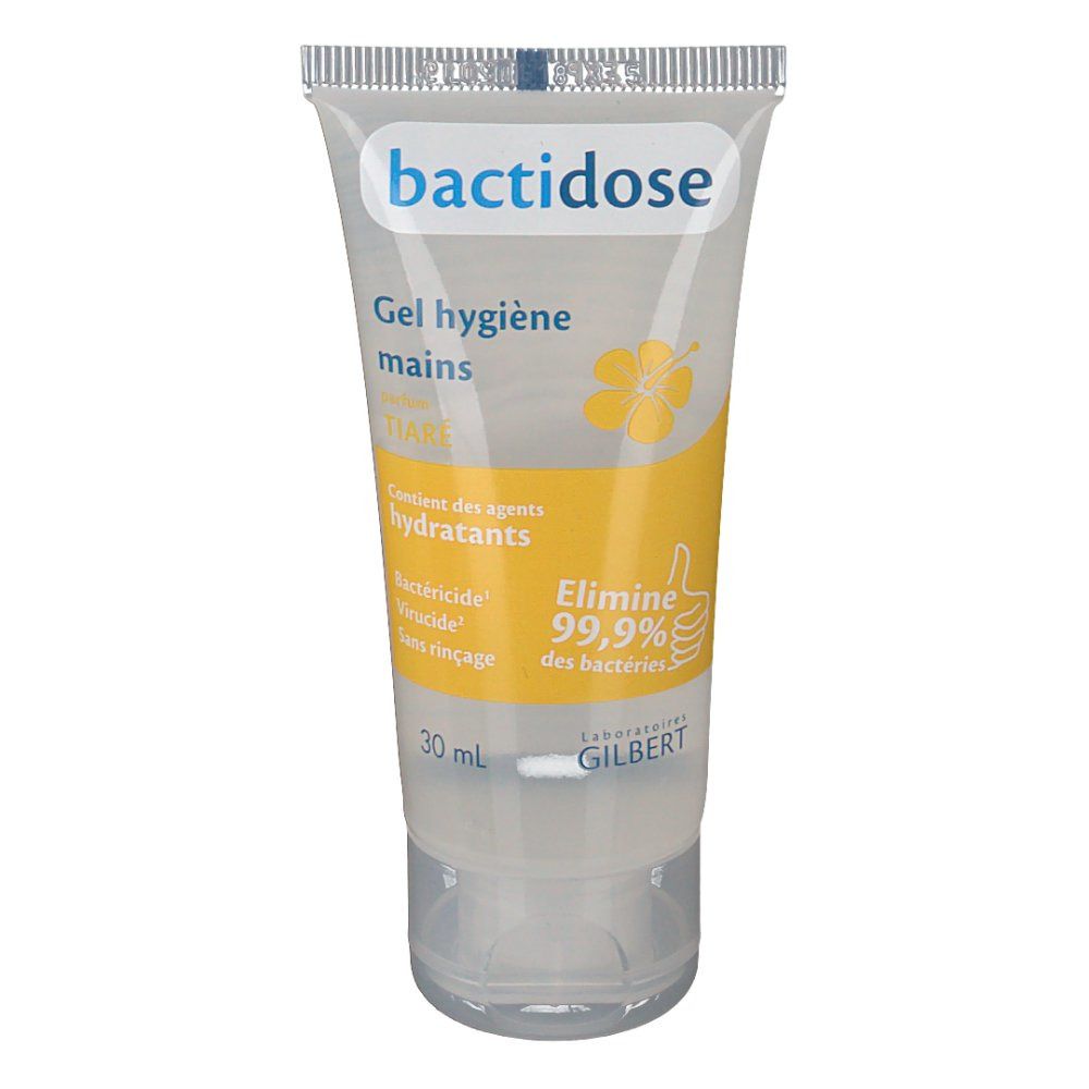 Bactidose Gel hygène mains parfum Tiaré