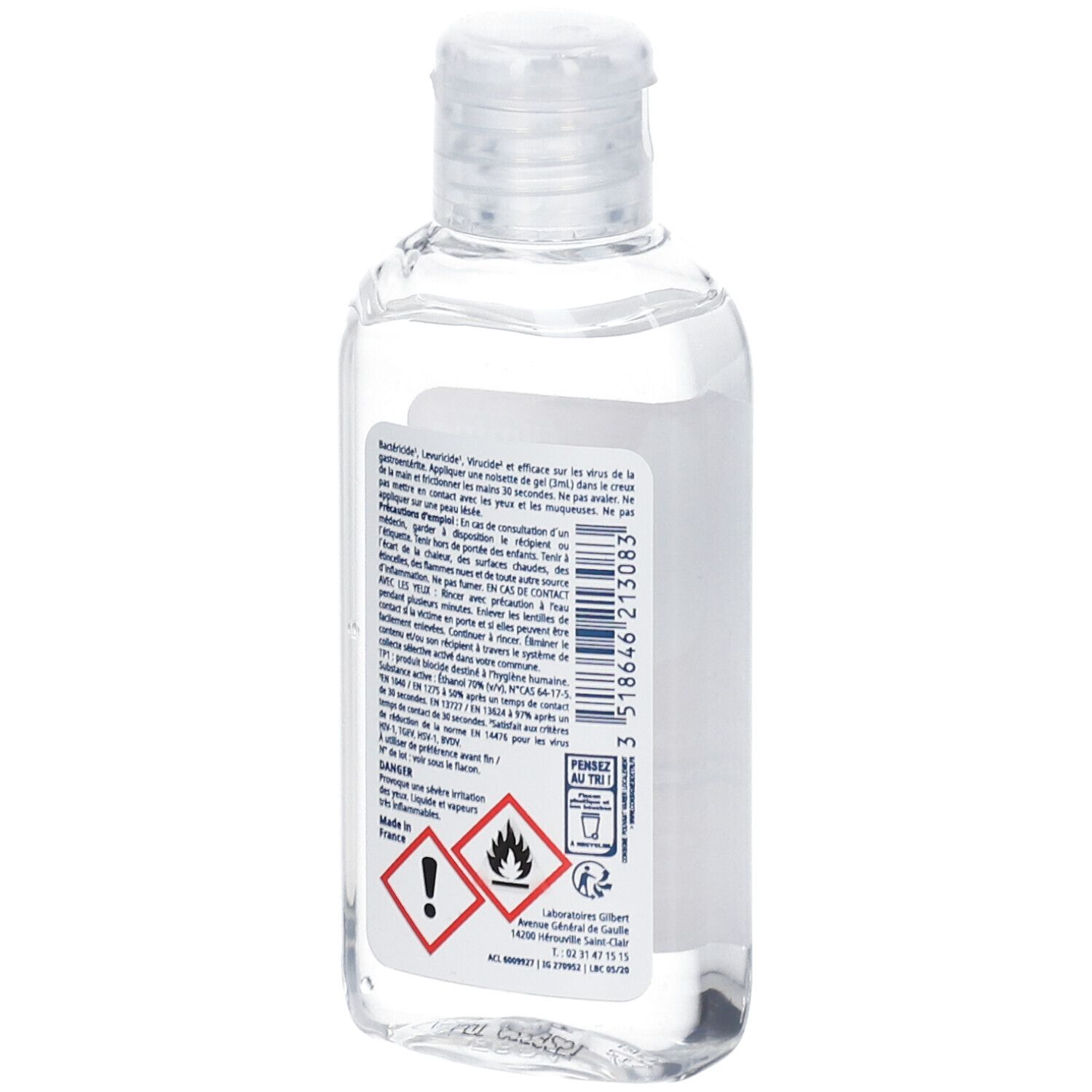 Bactidose Gel Hydroalcolique mains parfum cerise