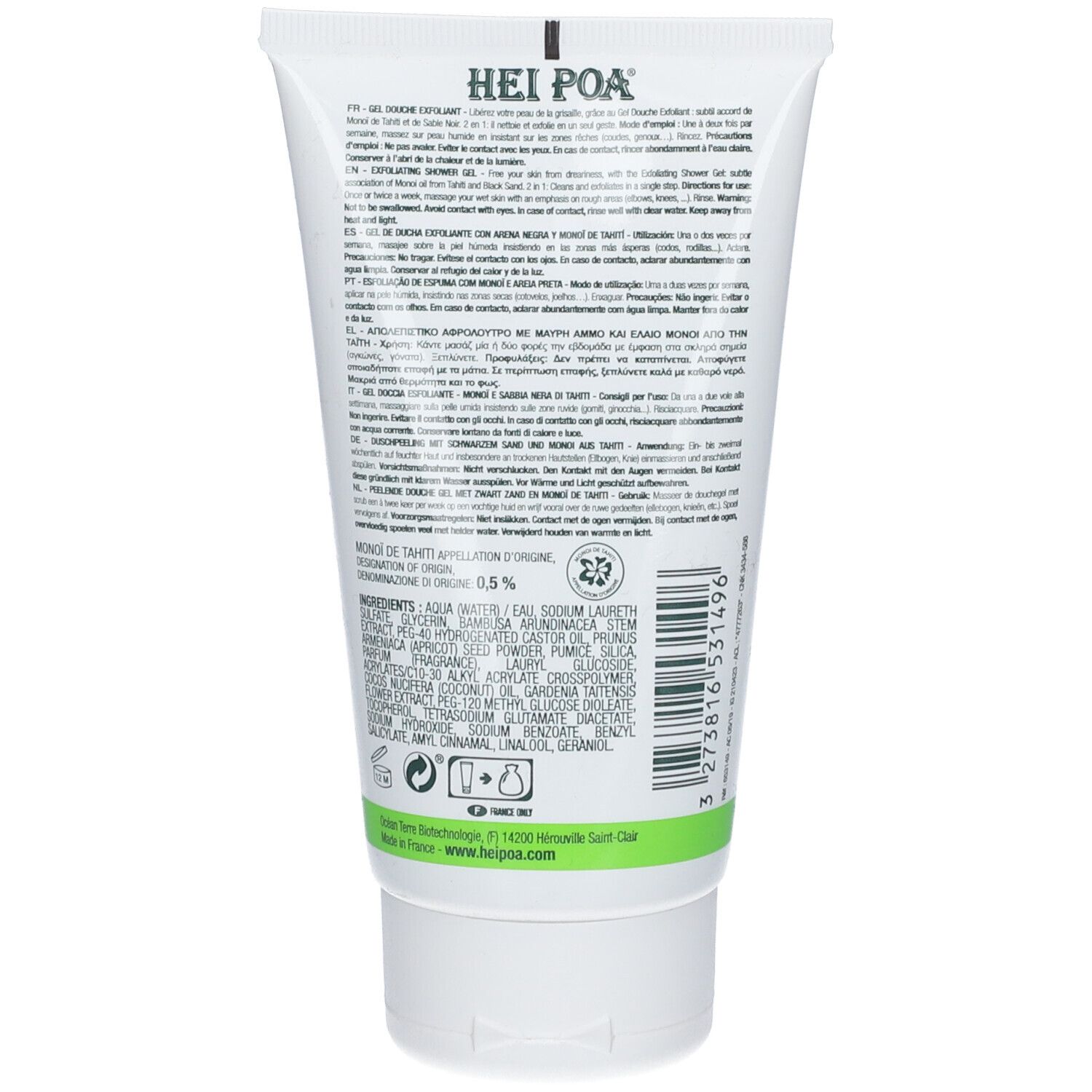 Hei Poa® Gel Douche Exfoliant