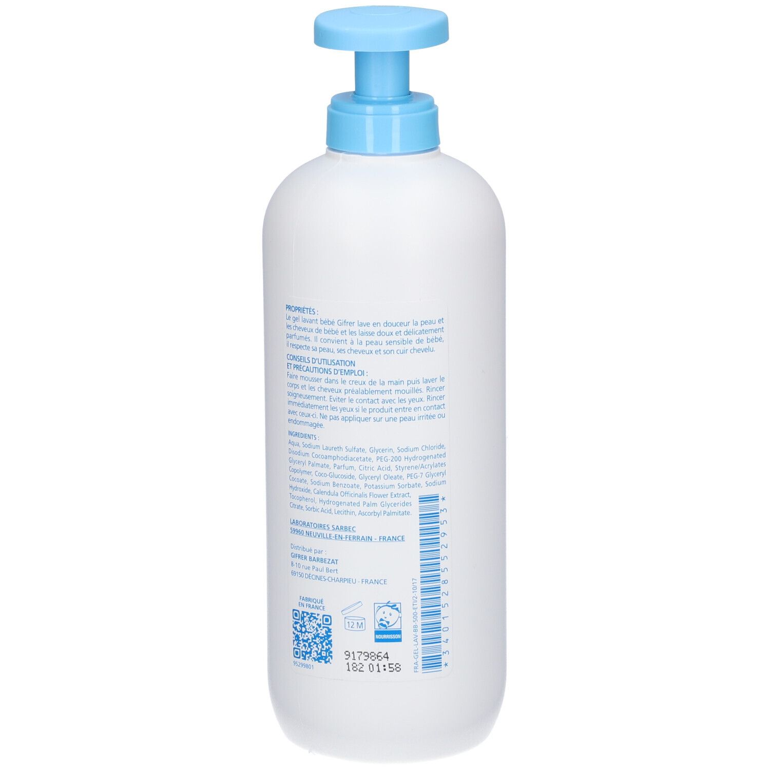 Gifrer Gel lavant 2 en 1 – Corps et cheveux