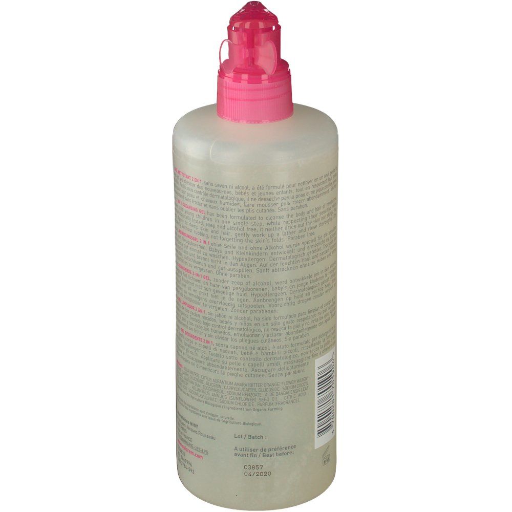 TOPICREM Soins Bébé Bio Gel Nettoyant 2 en 1