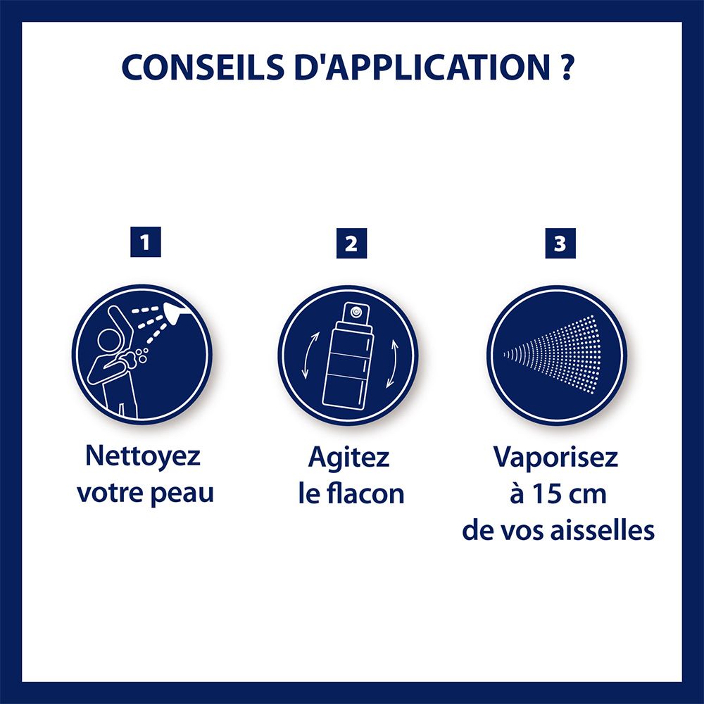 ETIAXIL - Déodorant Anti-transpirant -  Traitement Transpiration Modérée - Aisselles - Protection 48h - Aérosol - Fabriqué en France - Lot de 2