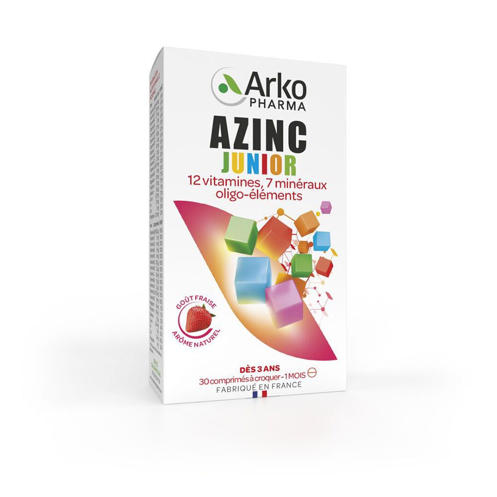 Arkopharma Azinc Junior Forme et Vitalité gout Fraise