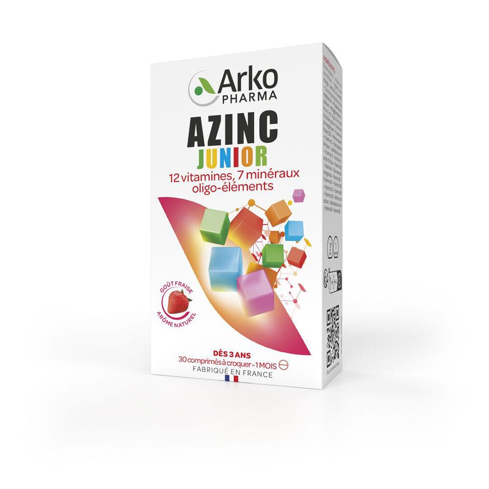 Arkopharma Azinc Junior Forme et Vitalité gout Fraise