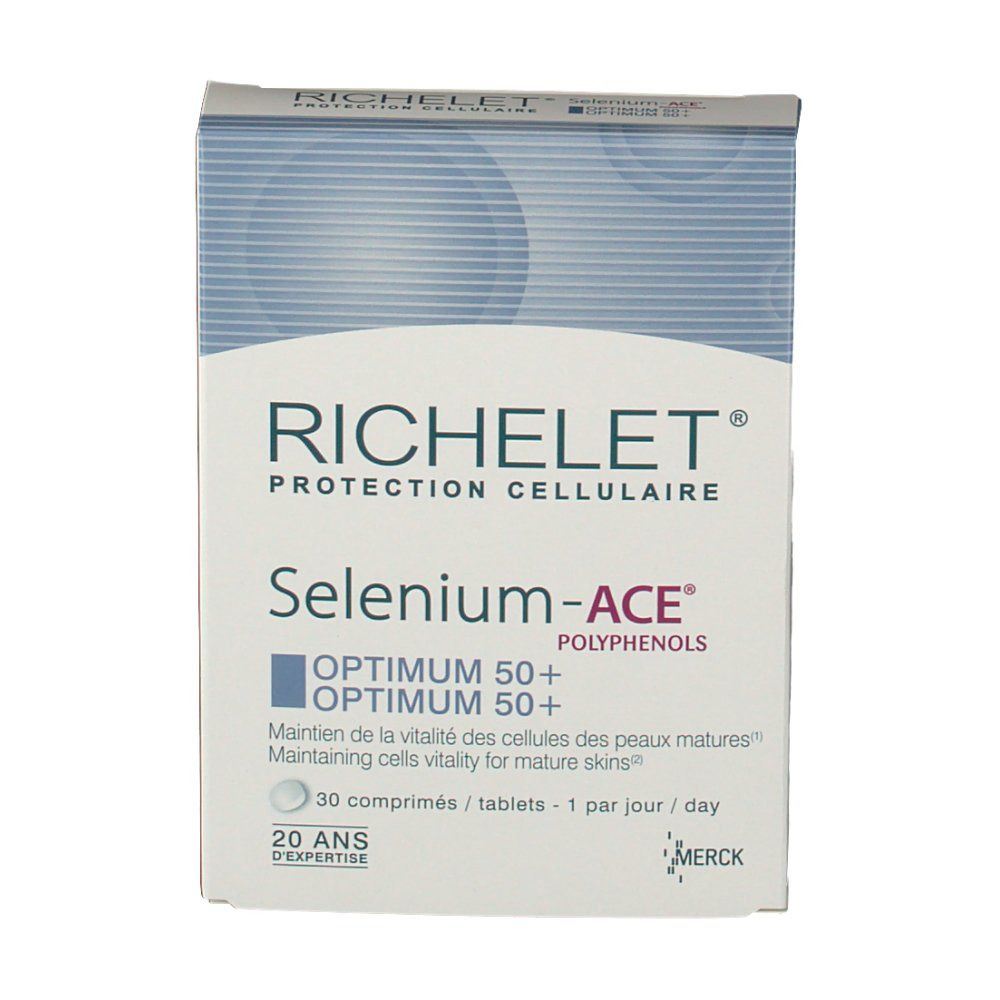 Merck Richelet® Sélénium ACE Optimum 50+ anti-âge