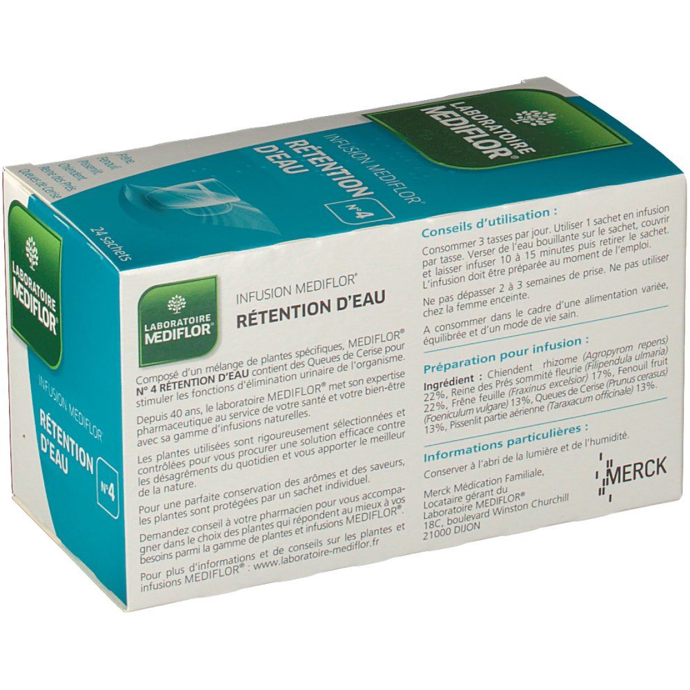 Laboratoire Mediflor® N°4 Rétention d'eau