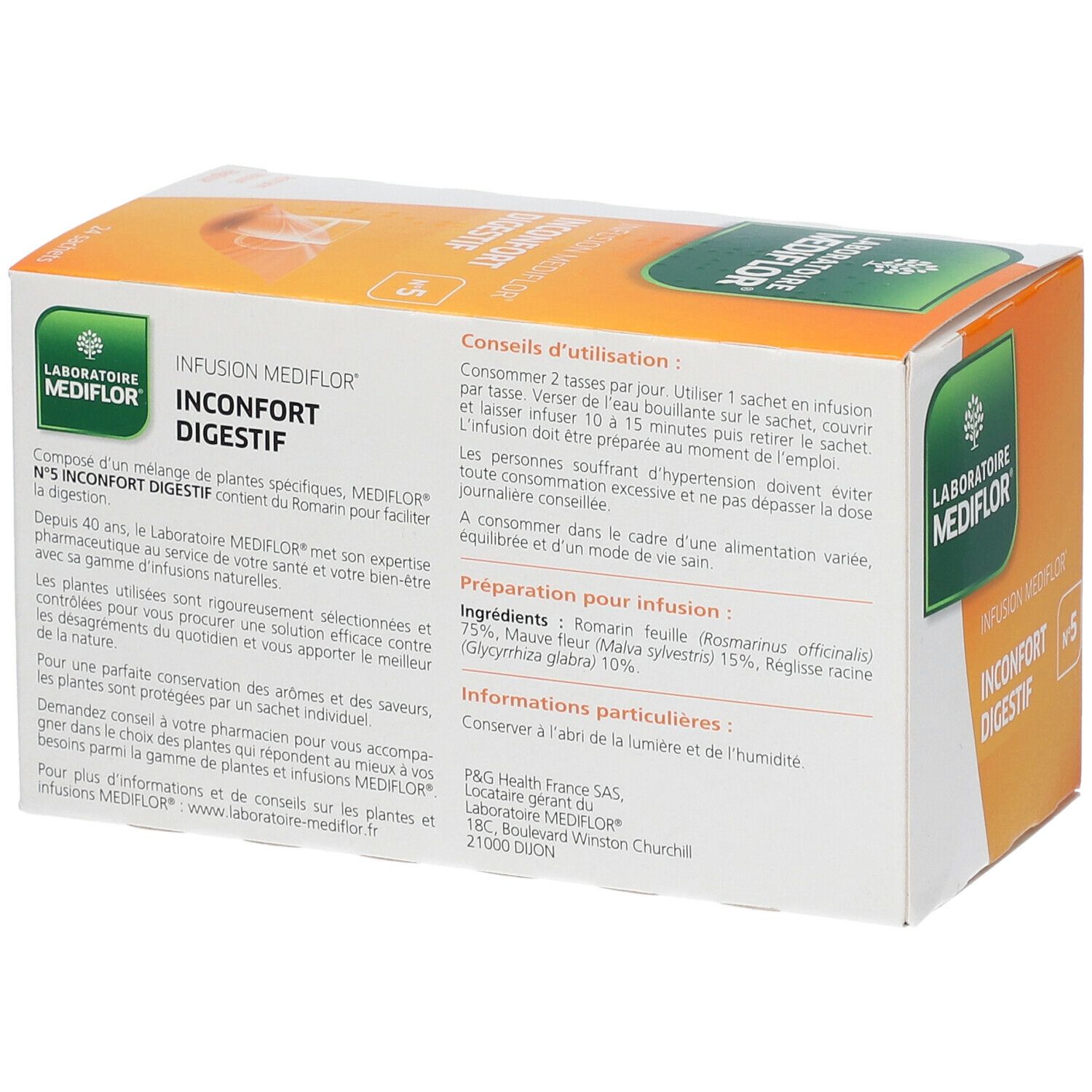 Laboratoire Mediflor® N°5 Inconfort Digestif