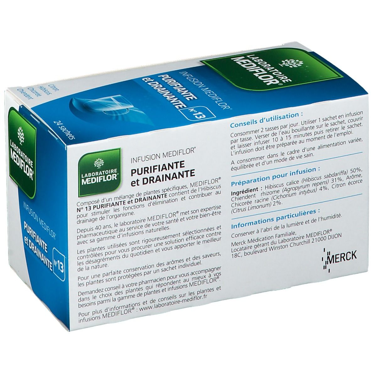 Laboratoire Mediflor® N°13 Purifiante et Drainante