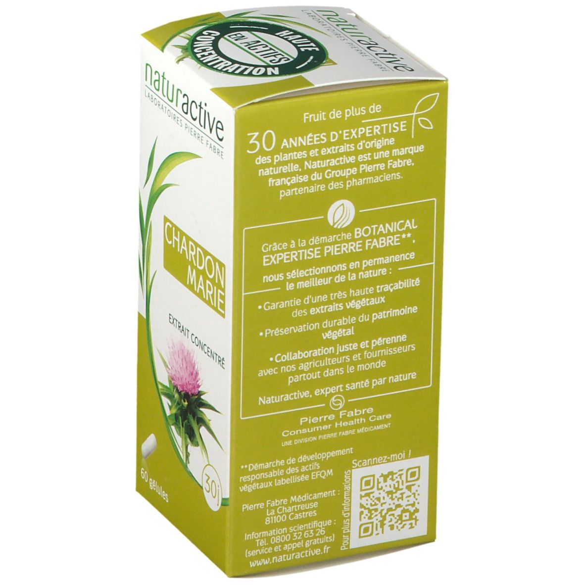 Naturactive Chardon Marie: 30 ans d'expertise, extraits de plantes.