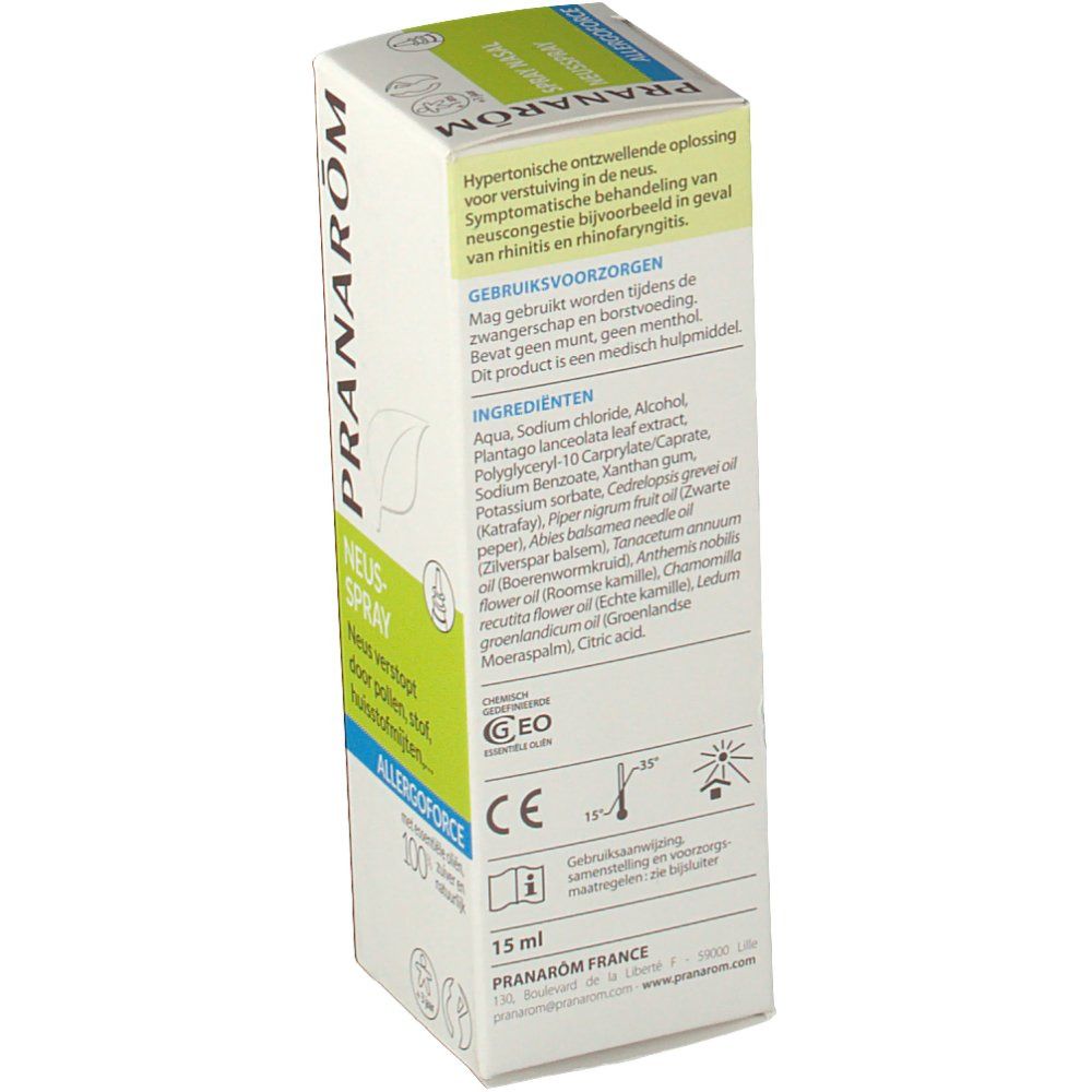 Pranarôm spray Anti-acariens allergoforce