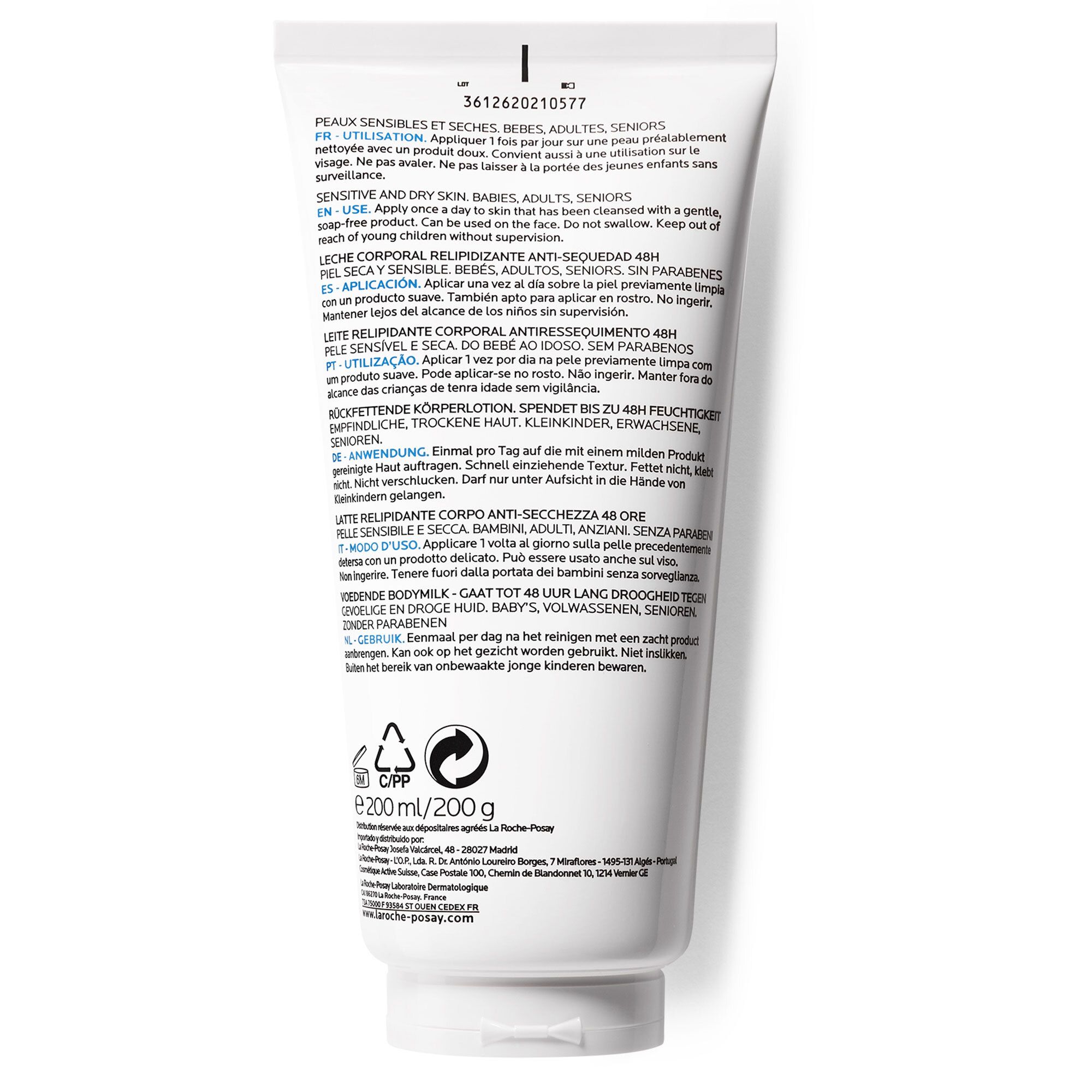 LA ROCHE POSAY LIPIKAR Lait