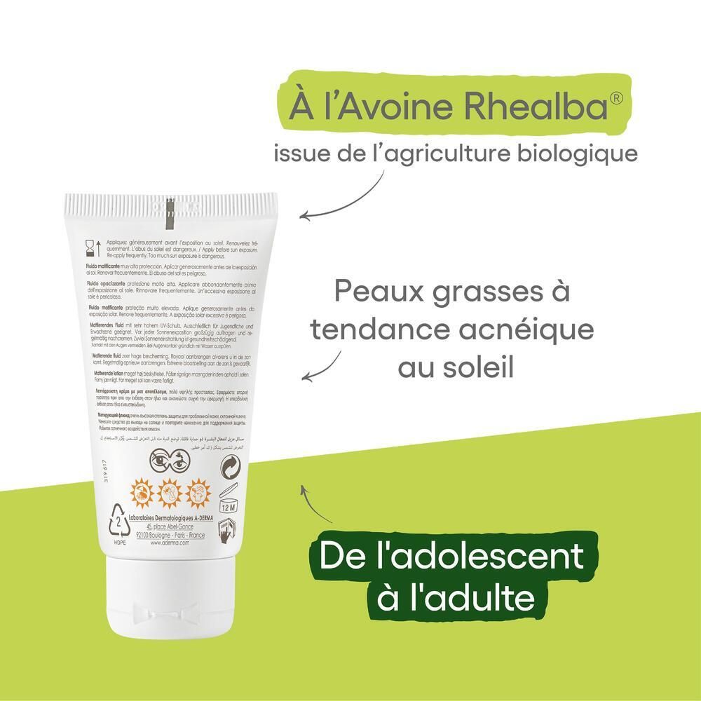 A-Derma Protect AC Fluide matifiant SPF 50+