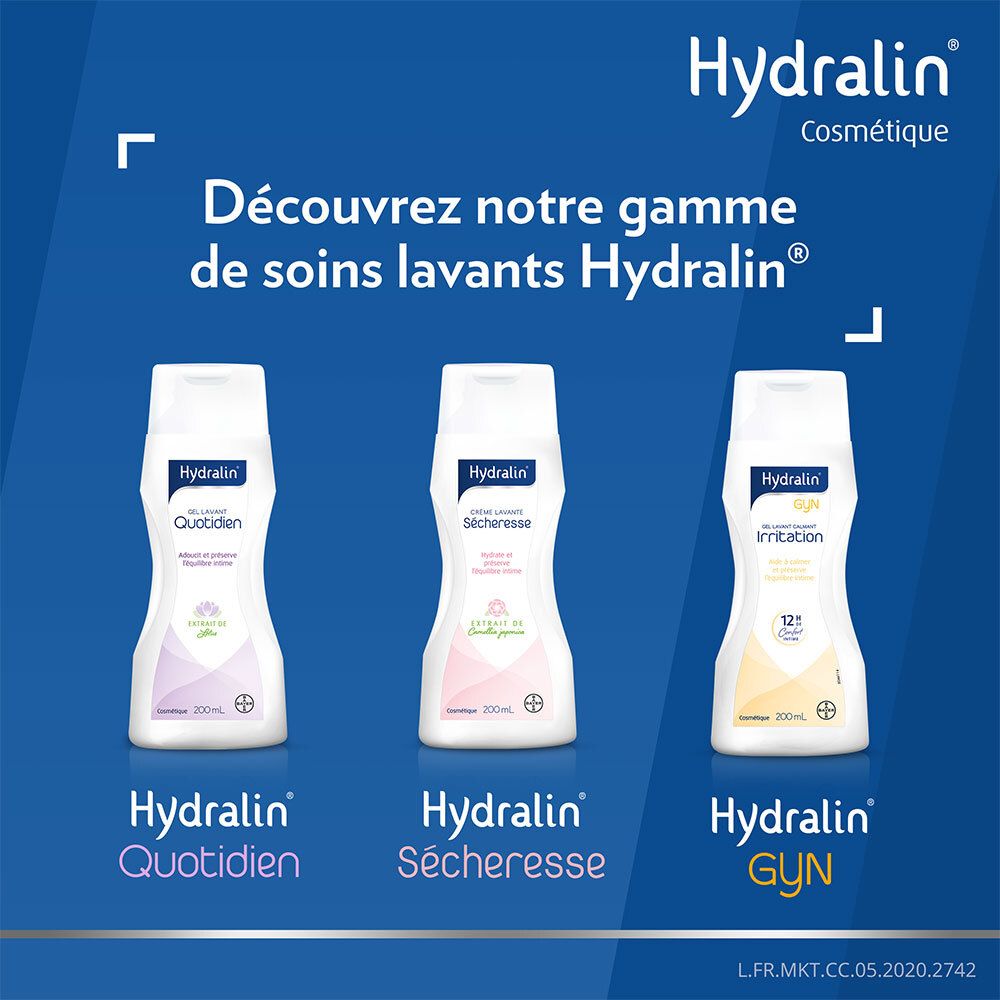 HydralinBalance® Gel Vaginal Contre Vaginose Bactérienne Triple Action