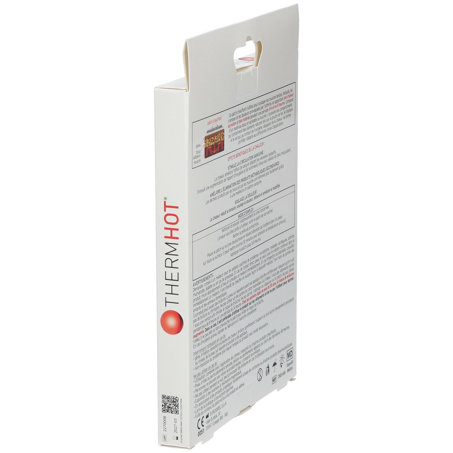 ThermHot Cou/Dos/Epaule/Poignet 2 Patchs Chauffants
