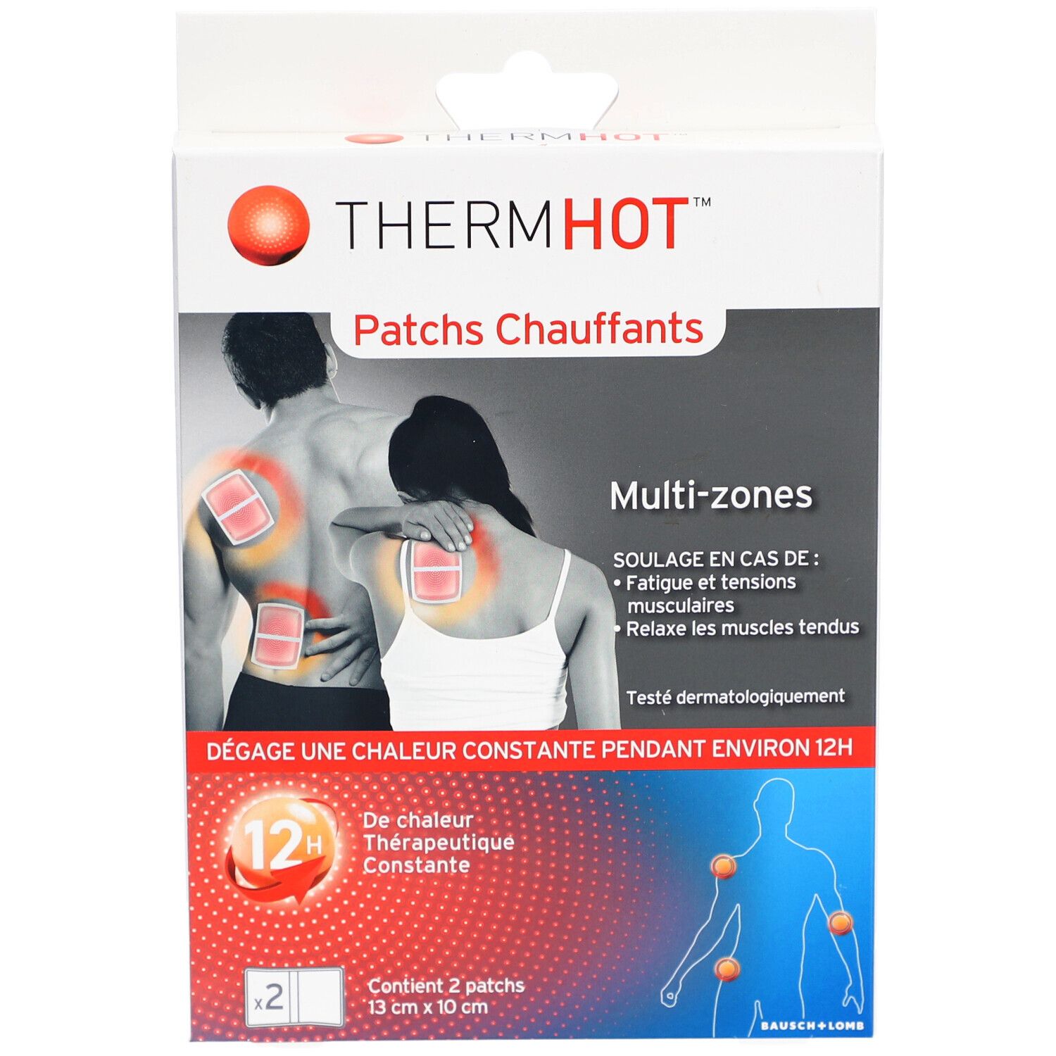 ThermHot Multi-Zones 2 Patchs Chauffants