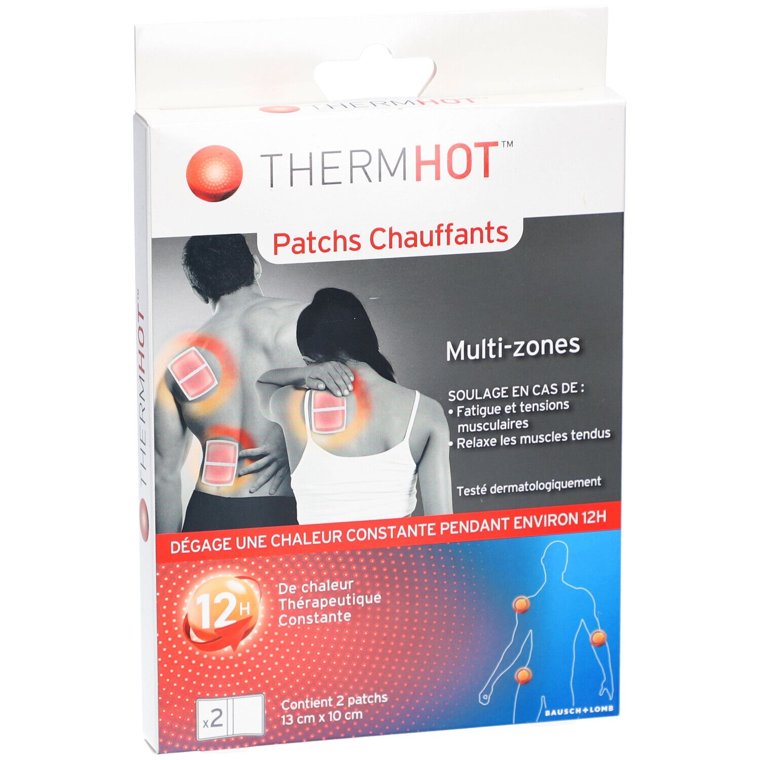 ThermHot Multi-Zones 2 Patchs Chauffants