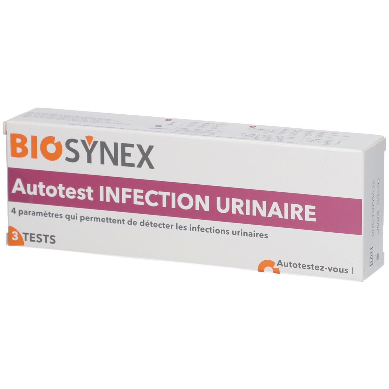 Autotest Infections Urinaires x3 - MEDISUR - Site de vente aux