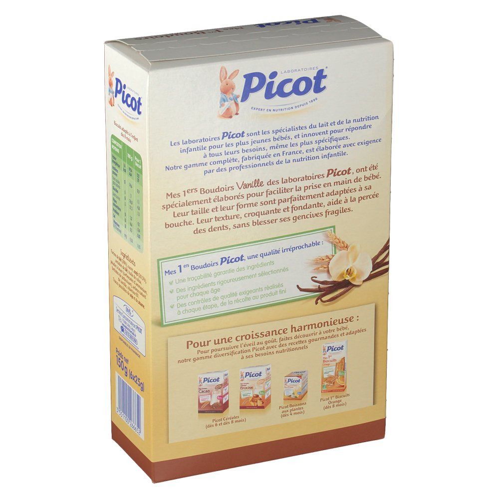 Picot® Mes 1ers Boudoirs Vanille