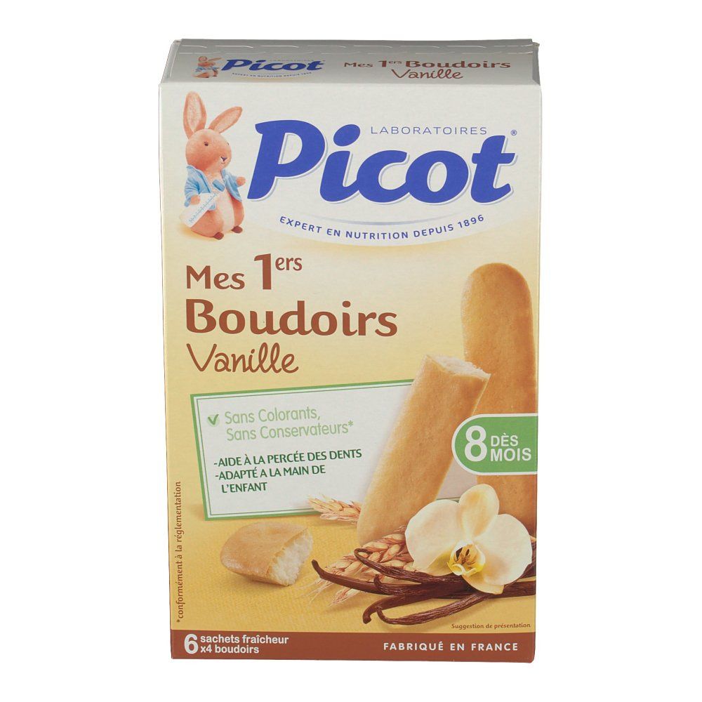 Picot® Mes 1ers Boudoirs Vanille